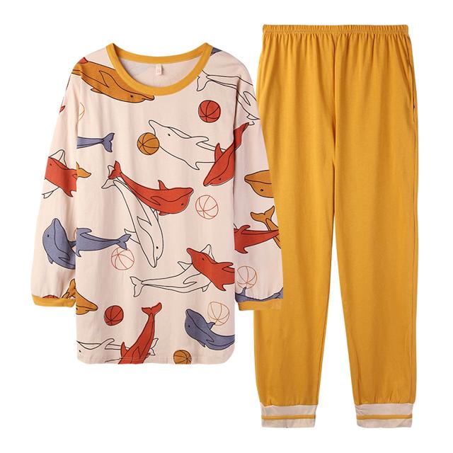 雅模派对 纯棉家居服睡衣套装