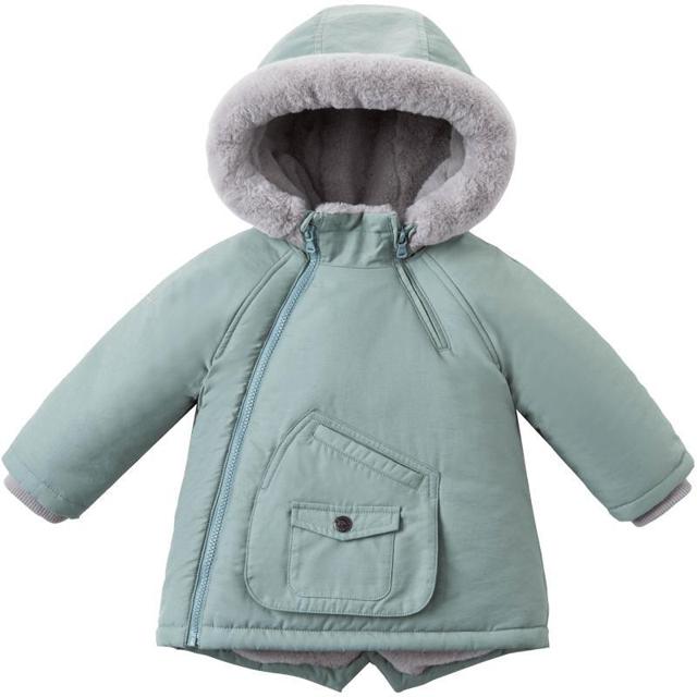 戴维贝拉 棉服男童洋气连帽棉袄冬装棉衣外套