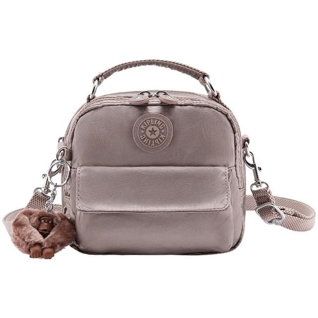 kipling 凯普林 情侣款新款轻便休闲小巧多背法斜挎包小方包|PUCK|CANDY