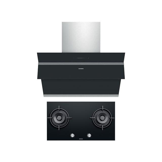 SIEMENS 西门子 吸抽油烟机燃气灶具套装厨房官方官网家用套餐侧吸96E 8PF