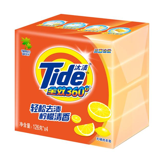 Tide 汰渍 全效360系列 无磷洗衣皂 柠檬清香