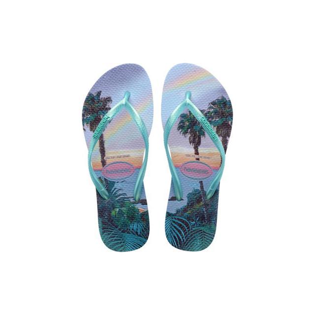 Havaianas 哈瓦那 哈唯纳Paisage果冻人字拖鞋平底女夏凉拖外穿海边2022新