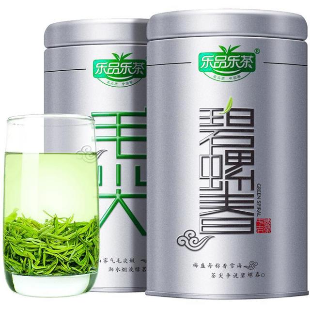 乐品乐茶 2023年新茶乐品乐茶碧螺春茶叶自己喝明前特级毛尖茶官方旗舰店