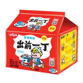 百亿补贴：出前一丁 香港日清 方便面 麻油味 100g*5袋