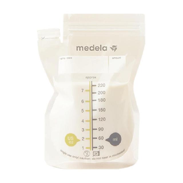 medela 美德乐 储奶袋母乳储存袋一次性专用保鲜大容量存奶220ml 80片装