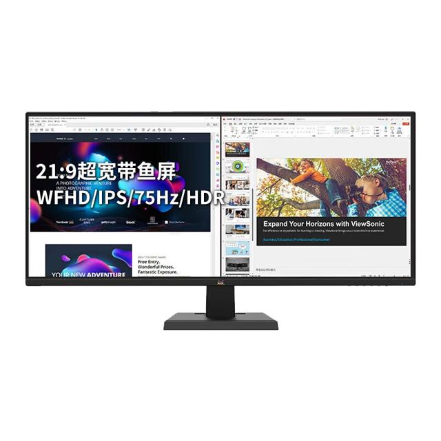 ViewSonic 优派 VA2962-HD 29英寸IPS显示器（2560*1080、75Hz、HDR10）