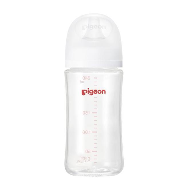 Pigeon 贝亲 婴儿宽口径玻璃奶瓶 80ml+SS号奶嘴