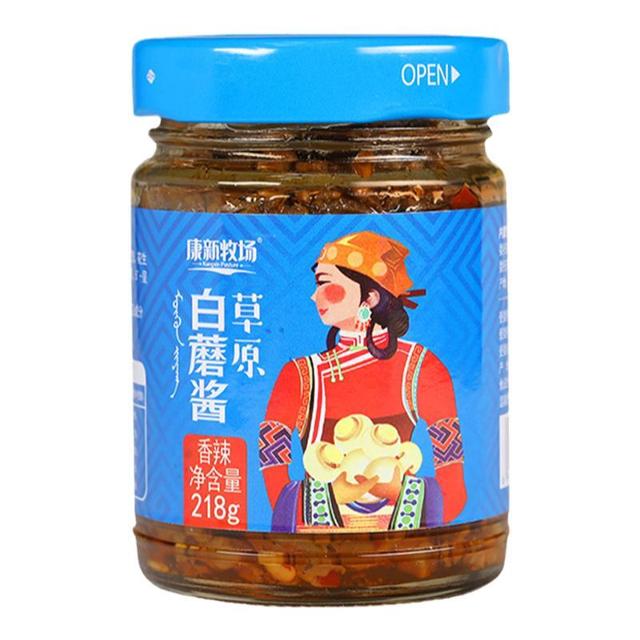 康新牧场 香辣白蘑菇酱 218g*2瓶