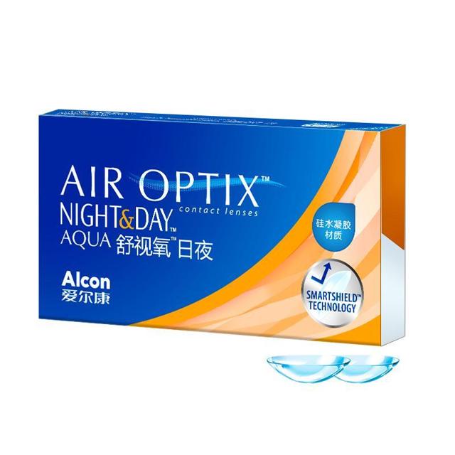 Alcon 爱尔康 舒视氧日夜 软性亲水接触镜 月抛 3片