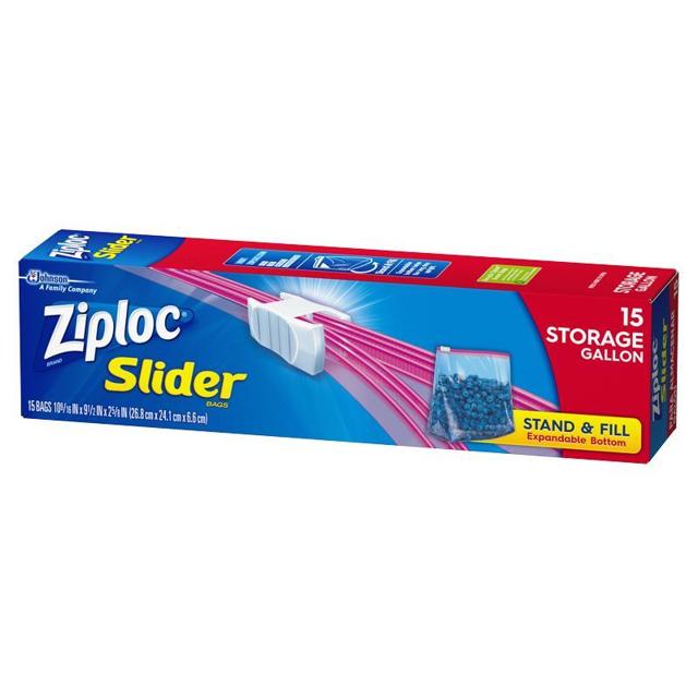 Ziploc 密保诺 立式拉链食品密封袋 15只 大号