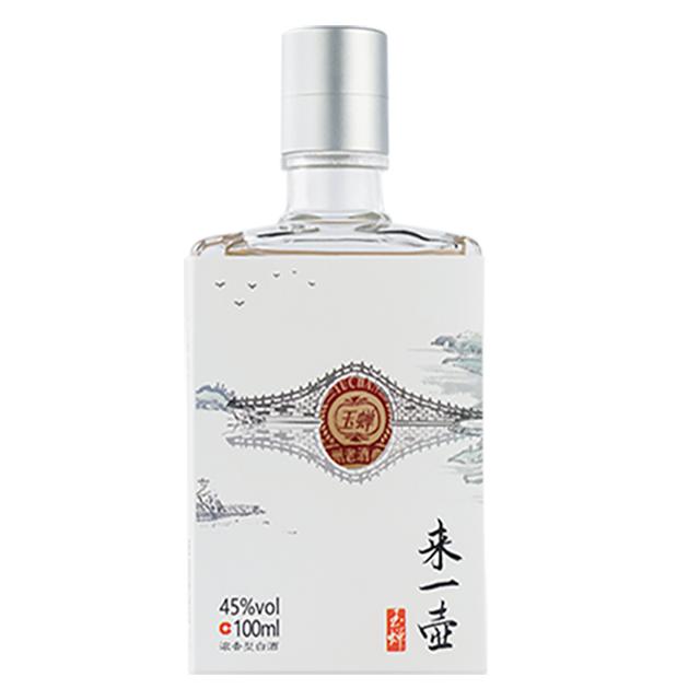 YUCHAN 玉蝉老酒 玉蝉来一壶 45%vol 浓香型白酒 100ml 单瓶装
