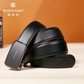 SHERIDAN 喜来登 腰带男 新款 牛皮 商务休闲自动扣皮带 送男友送父 礼盒装 SH521564S