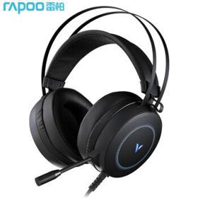 RAPOO 雷柏 VH160 头戴式有线游戏耳机 7.1环绕音效 RGB灯效 USB口