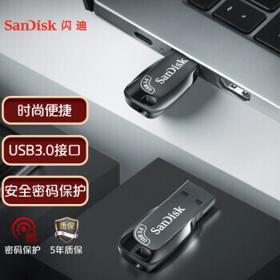 SanDisk 闪迪 至尊高速系列 酷邃 CZ410 USB 3.0 U盘 黑色 32GB