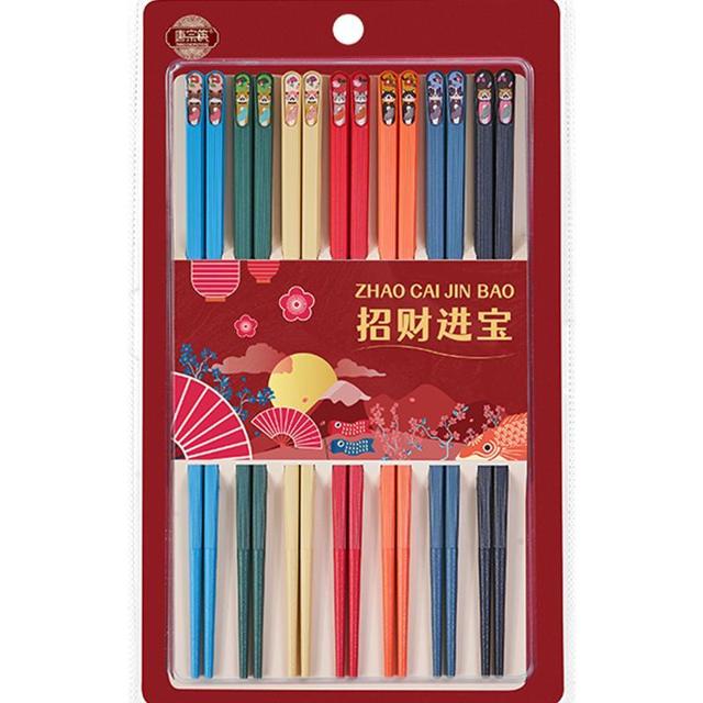 唐宗筷 合金筷子高档家用筷子