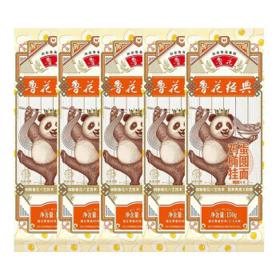 luhua 鲁花 挂面 熊猫椭圆麦芯鸡蛋挂面150g 150g*5（商品随机发货）