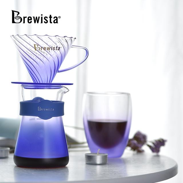BREWISTA 滤杯分享壶礼盒 葡萄紫色