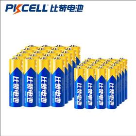 PKCELL 比苛 碳性电池 5号20粒+7号20粒