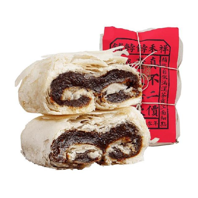 祥禾饽饽铺 枣泥卷500g天津特产中式糕点零食休闲小吃