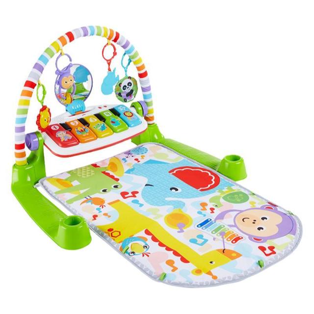 Fisher-Price 婴儿健身器 宝宝脚踏钢琴婴儿健身架玩乐安抚婴儿玩具0-1