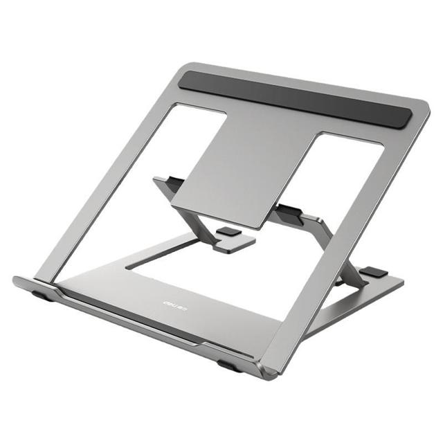 deli 得力 铝合金加厚笔记本支架 角度可调节支架桌面支架