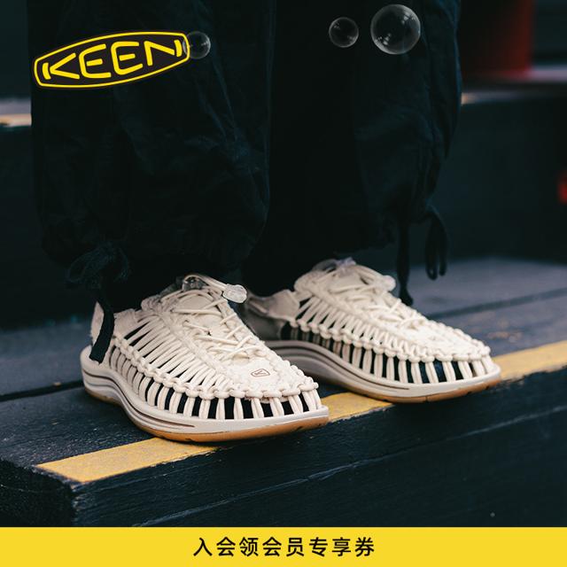 KEEN 官方 新品UNEEK CANVAS户外休闲防滑耐磨凉鞋溯溪鞋情侣女鞋