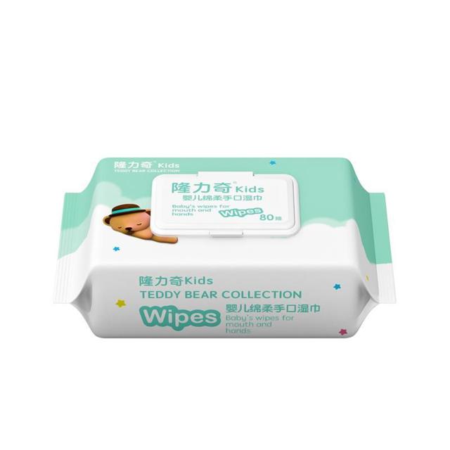 Longrich 隆力奇 婴儿手口专用湿纸巾 80抽*5包