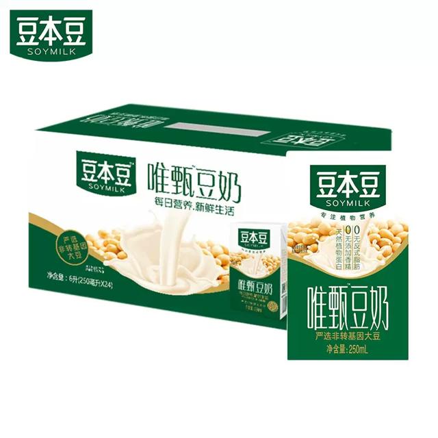 豆本豆唯甄原味豆奶250mlx24瓶