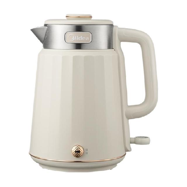 88VIP：Midea 美的 灵感系列 MK-SHE1540 保温电水壶 1.5L 浅杏色