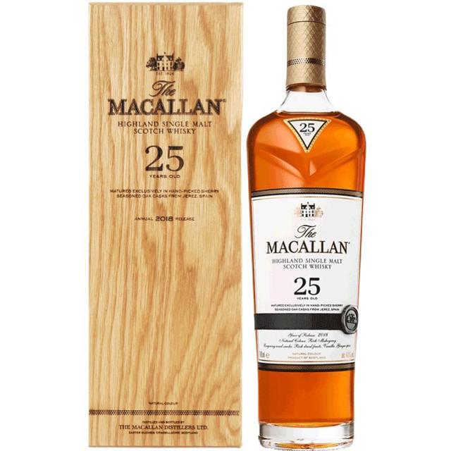 MACALLAN 麦卡伦 25年单一麦芽苏格兰威士忌Macallan洋酒700ml