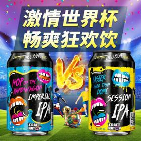CRAFT NATION 奈炫欧洲进口精酿啤酒330ml*6瓶帝国社交组合款啤酒 社交3瓶+帝国3瓶