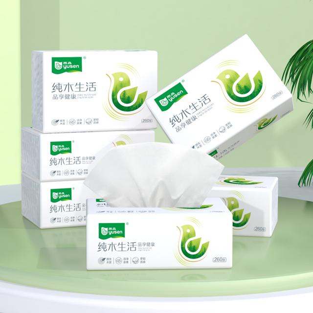 部分人0元 雨森纯木大规格抽纸6大包