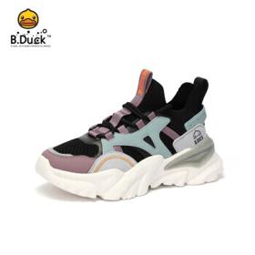 B.Duck 小黄鸭老爹鞋女休闲鞋女运动鞋时尚女鞋 灰色（Y222723） 37