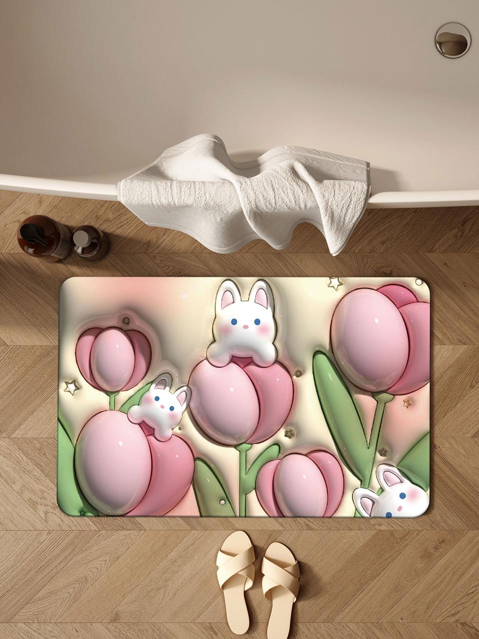 签到 3d立体吸水防滑垫浴防滑居家垫