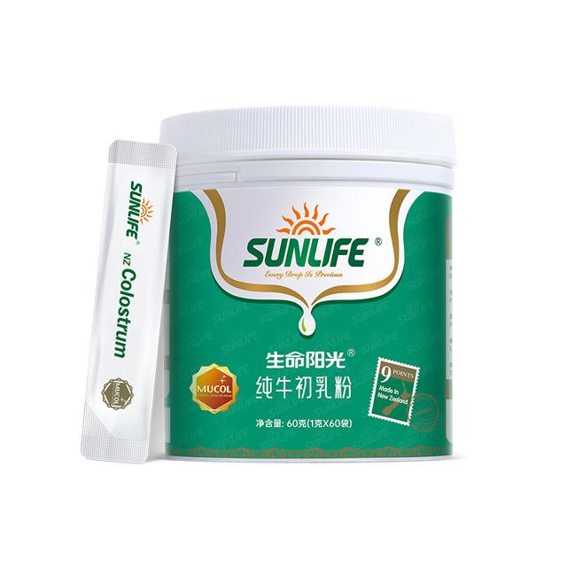 SUN LIFE 生命阳光 新西兰牛初乳增强粉中老年人送父母营养品免疫球蛋白质奶粉力成人