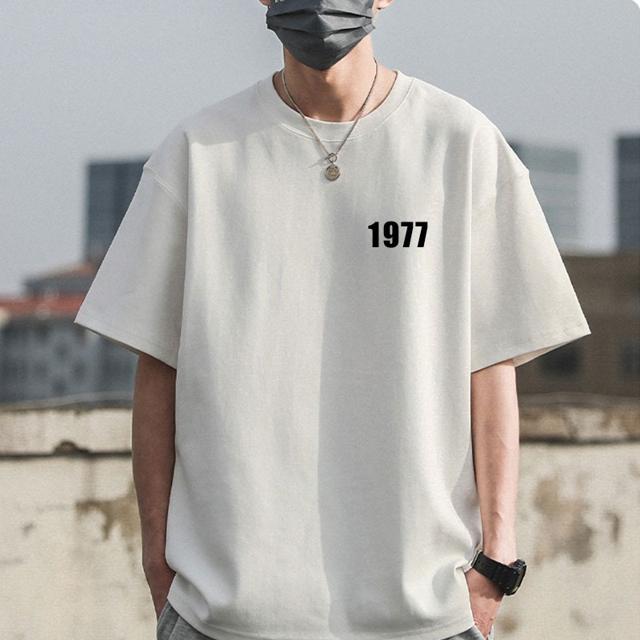 1977纯棉中性美式短袖T恤