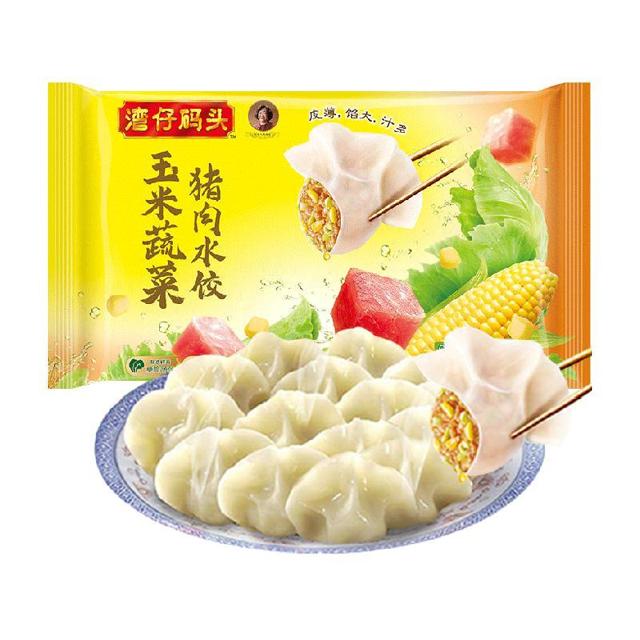 88VIP：湾仔码头 玉米蔬菜猪肉水饺 1kg