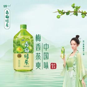 PLUS会员：统一 青梅绿茶 1L*8瓶