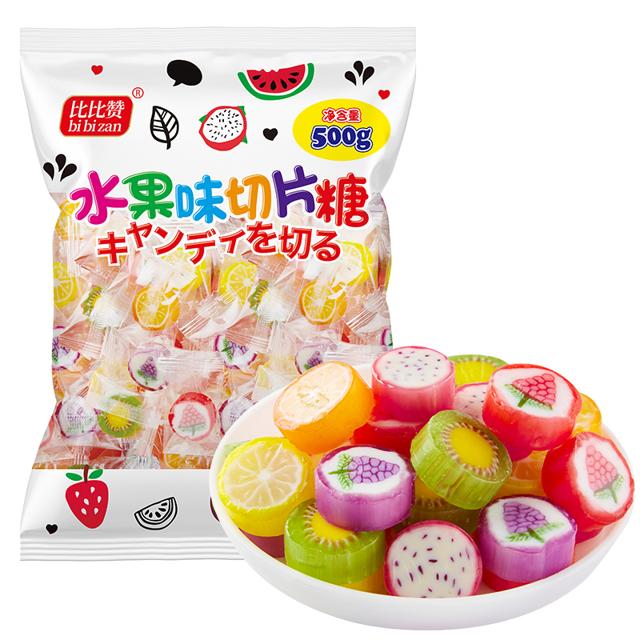 bi bi zan 比比赞 切片糖 水果味 500g