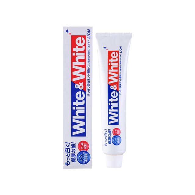 LION 狮王 WHITE&WHITE 美白牙膏 150g