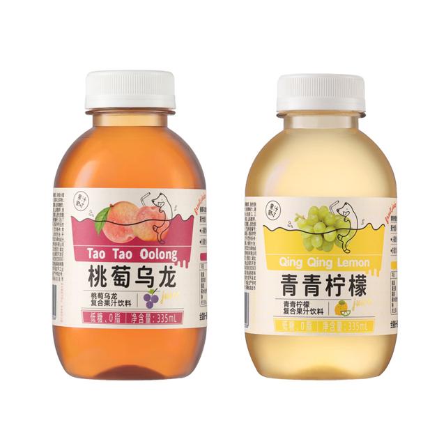 冲击波 果汁倒了茶味果汁 335ml*6瓶