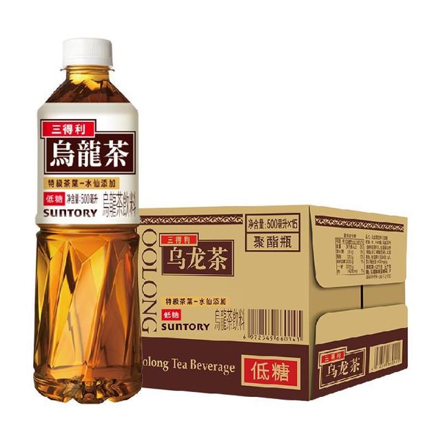 SUNTORY 三得利 低糖 乌龙茶饮料 500ml*15瓶