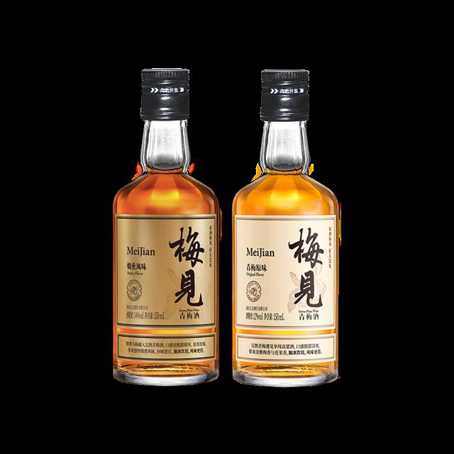梅见 12度原味150ml+14度烟熏150ml果酒