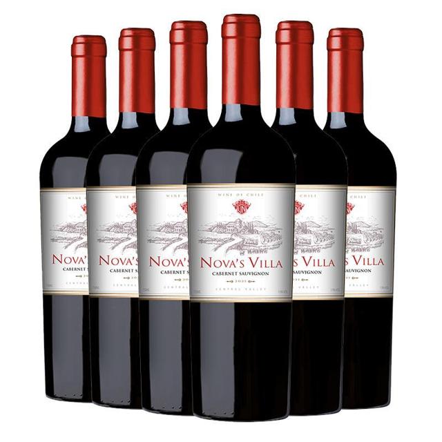 诺娃山庄 赤霞珠干红葡萄酒 750ml*6瓶
