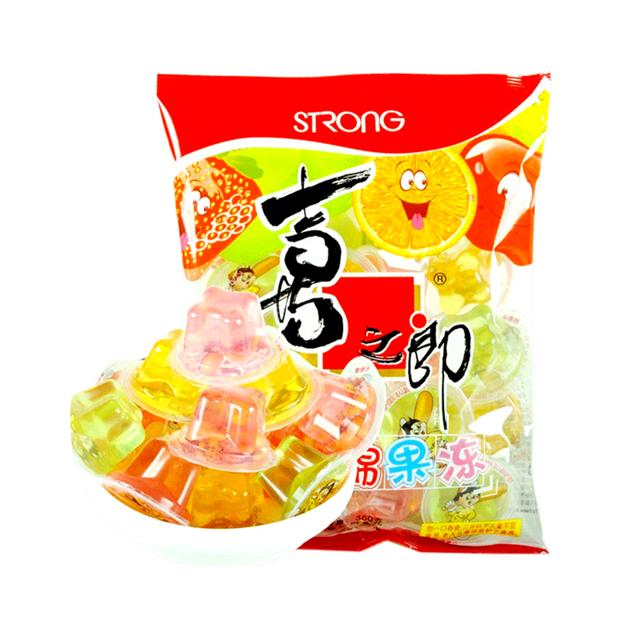 XIZHILANG 喜之郎 什锦果味果冻360g*1袋装布丁多口味儿童经典零食小吃