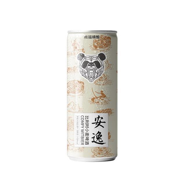 PANDA BREW 熊猫精酿 比利时小麦白啤酒 330ml*3罐