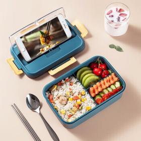 MAXCOOK 美厨 微波炉饭盒 1200ml MCFT274 （带筷勺）