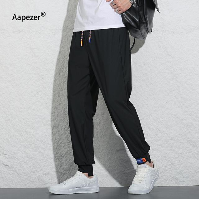Aape 夏季冰丝休闲裤