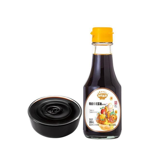 秋田满满 宝宝有机酱油 150ml*3瓶