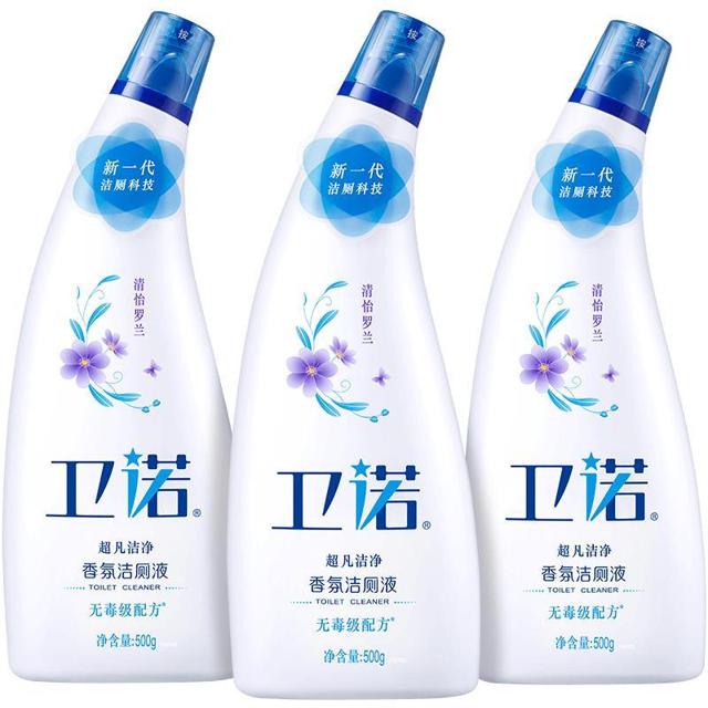 Bluemoon 蓝月亮 卫诺洁厕液500g*3瓶 马桶清洁剂 香氛洁厕灵厕所除臭神器